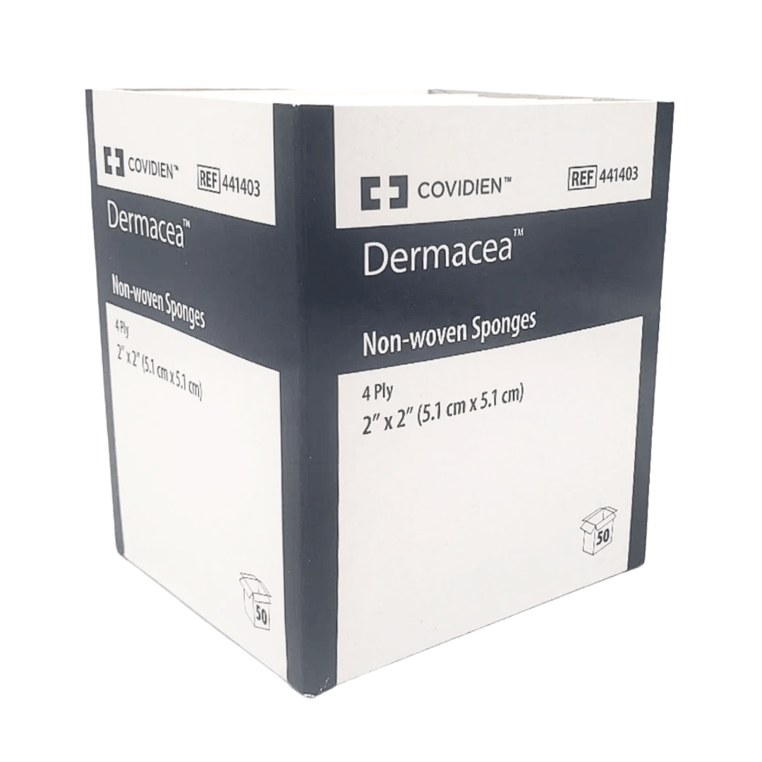 Dermacea™ Gauze Sponge, Non-Woven, Sterile 2" x 2" (4-Ply)