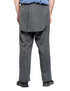 Adaptive Men's Cozy Knit Open Back Pants - Grey
