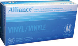 Alliance Powder Free Vinyl Medical Gloves