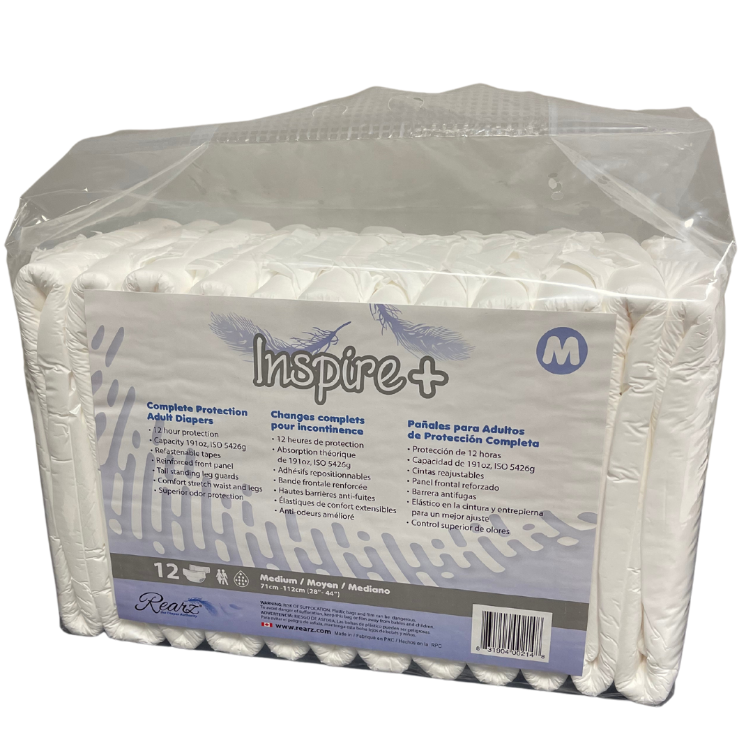 Disposable Overnight Diapers For Adults In Super Absorbent Ultra Thick