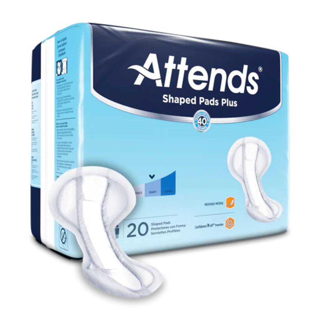Attends Shaped Day Plus Pads