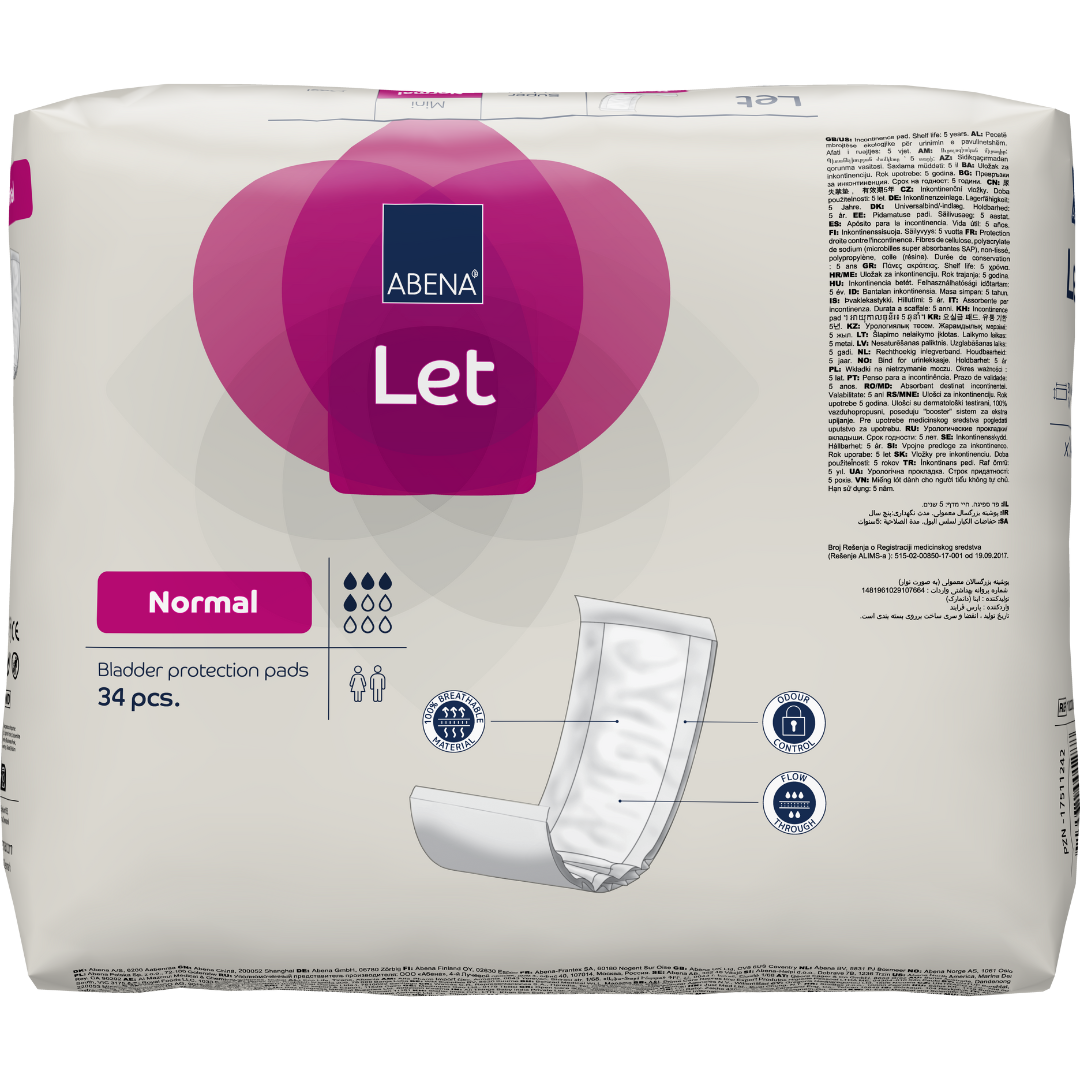 Abena Abri-Let Normal - 500mL Absorbency Booster Pads - New