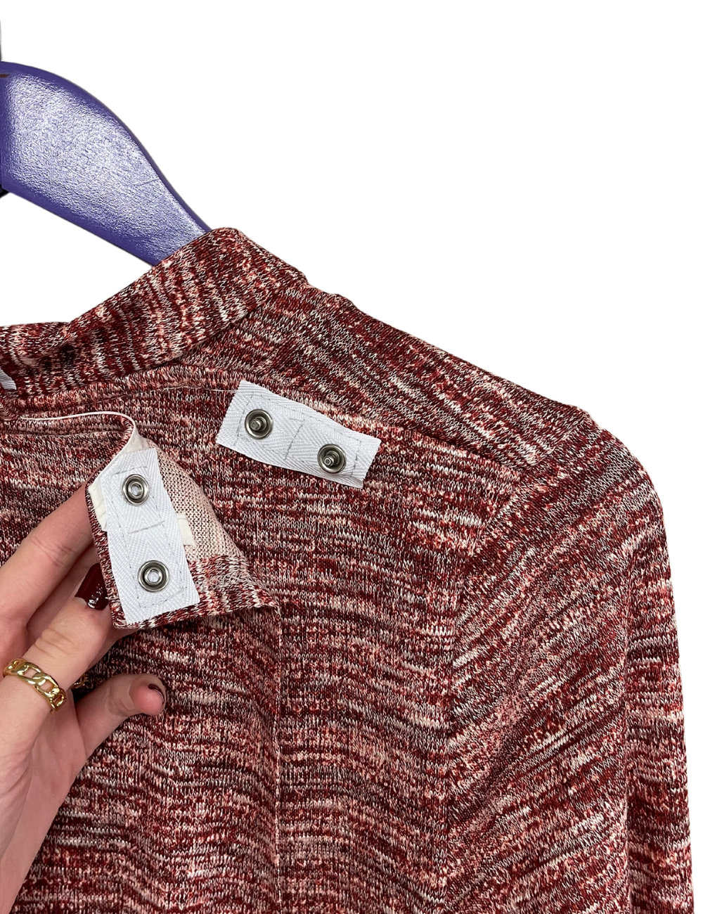 Adaptive V-Neck Passionfruit Top