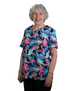 Alexandra Adaptive Top - Navy Multicolour