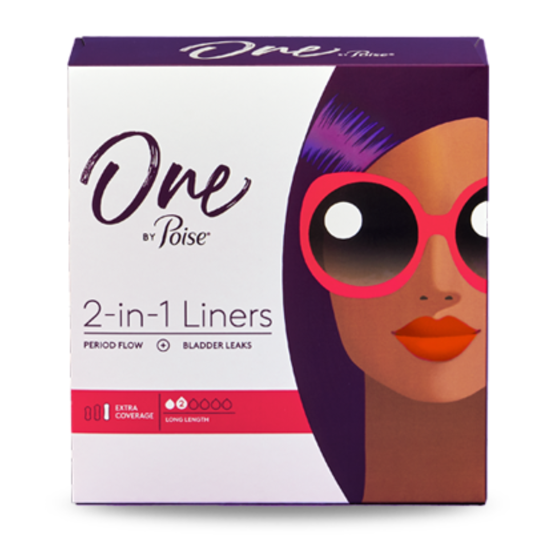 One by POISE Ultrathin Xtra Coverage Flat Liner