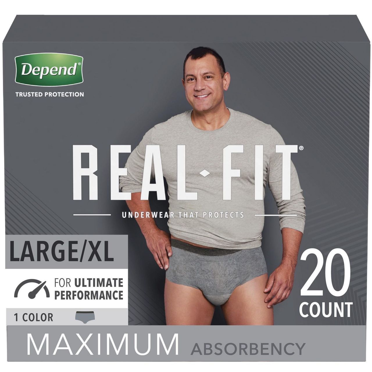 Depend Real-Fit for Men Underwear
