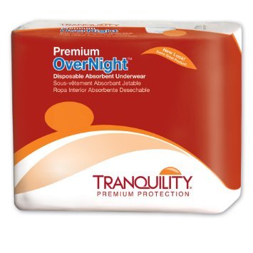 Tranquility Premium OverNight Disposable Absorbent Underwear, Maximum  Absorbency