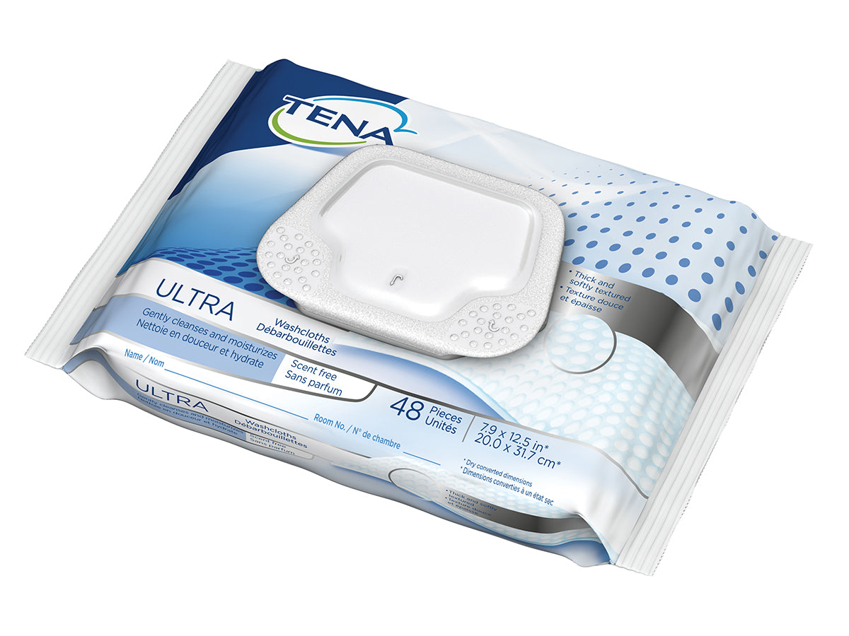 TENA Proskin Ultra Scent-Free Washcloths