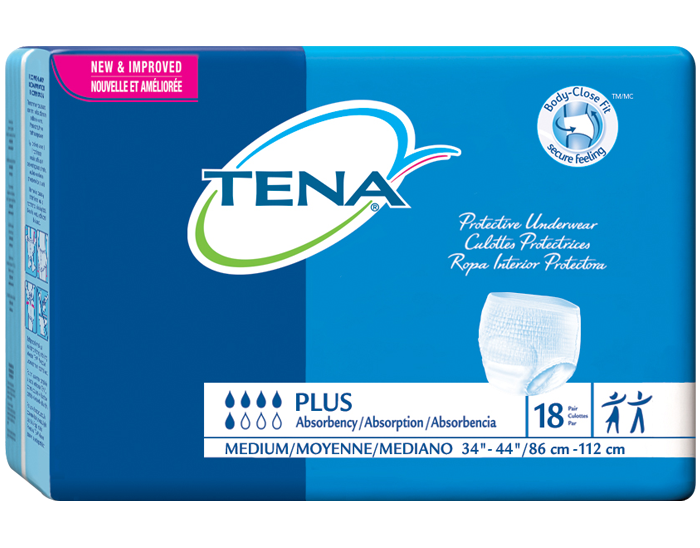 TENA Pants Plus Unisex Adult Diapers