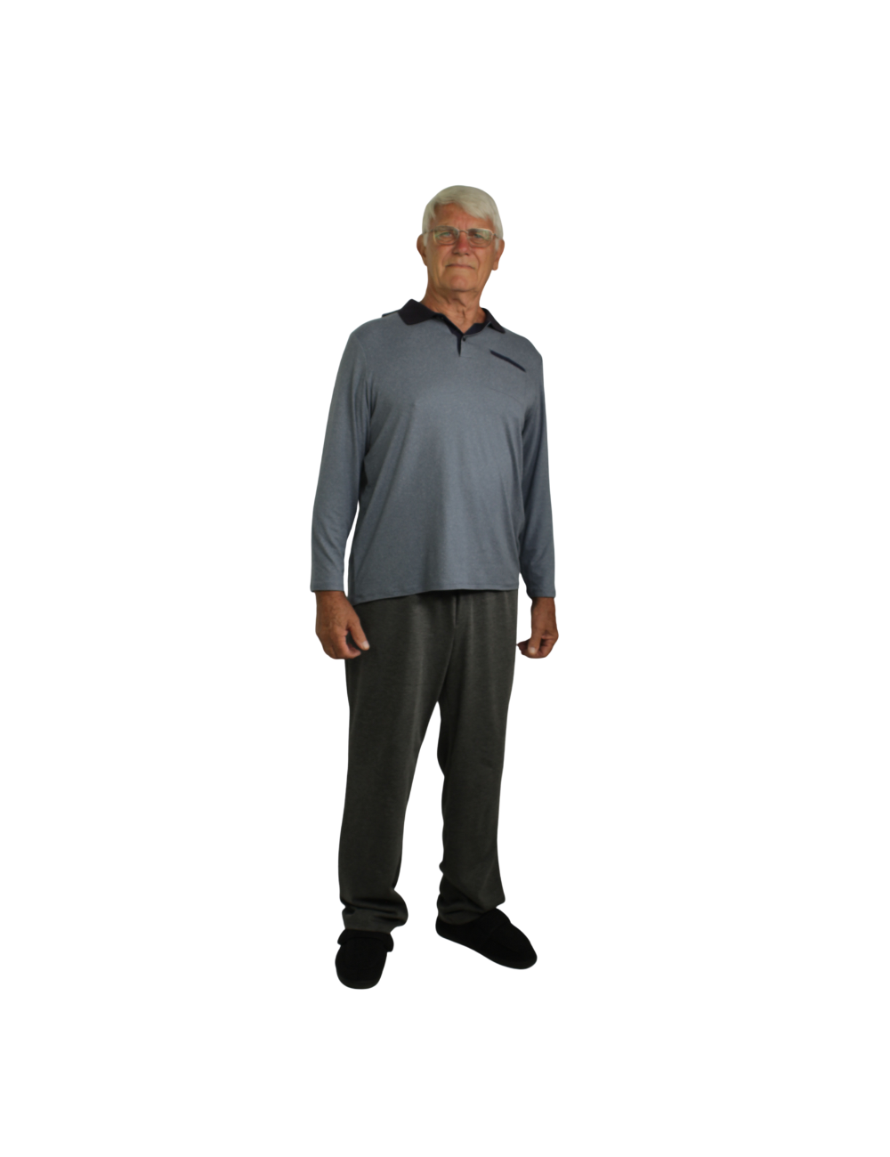 Rick Adaptive Long Sleeve Polo
