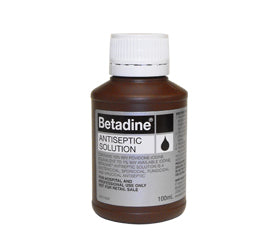 Betadine 100mL Antiseptic Solution