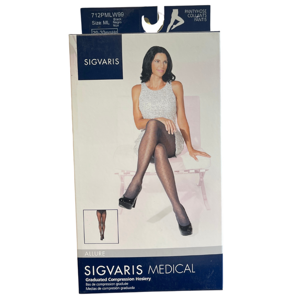 Compression Pantyhose for Women and Men 20-30 mmHg Compression