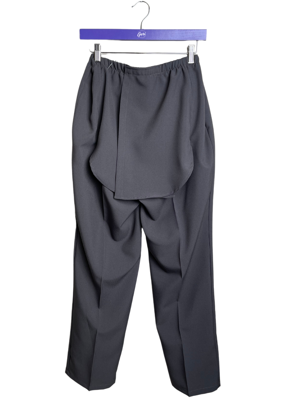 Adaptive Men's Gabardine Seatless Pant - Dark Grey