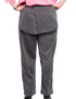 Adaptive Ladies' Cozy Knit Open Back Pants - Dark Grey