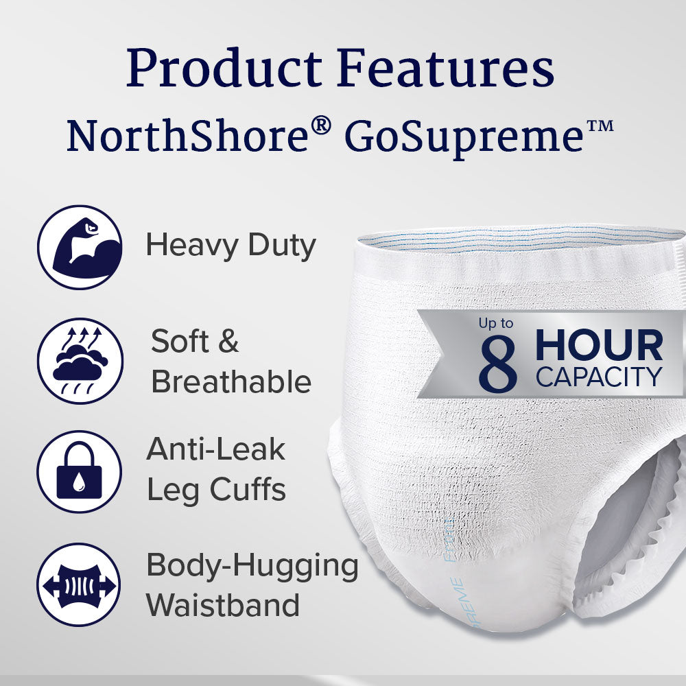 NorthShore GoSupreme Overnight Incontinence Underwear