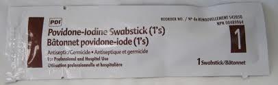 Povidone-Iodine Swabsticks