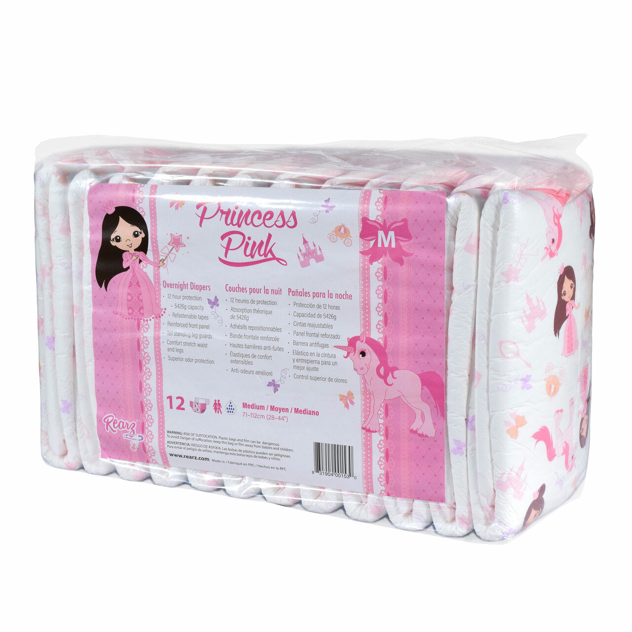 Rearz Princess Pink Overnight Adult Diapers – Healthwick Canada