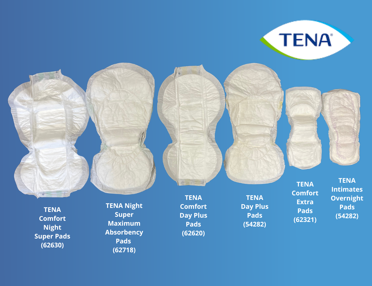TENA® Night Super 2 Piece Heavy Incontinence Pad, Ultimate Absorbency