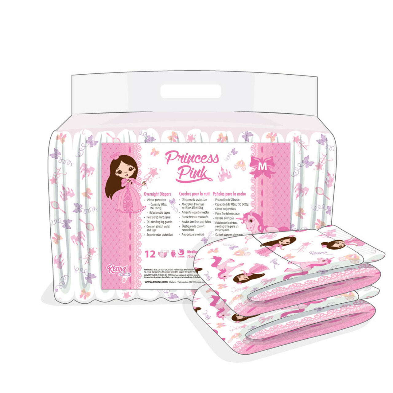 Pink adult sized pull-up diapers! 