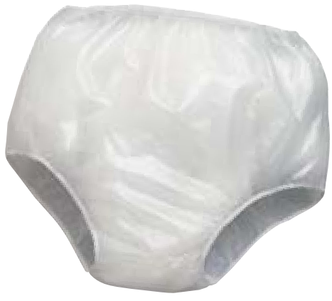 Full PVC Knickers / Pants / Panties / Diaper Cover. Semi Clear