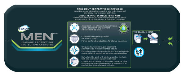 TENA Men Protective Pull-Up Underwear, Super Plus