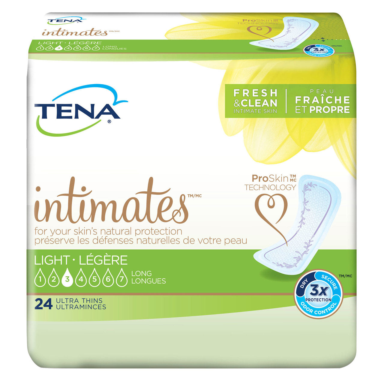 TENA Intimates Light Ultra Thin Pads Long