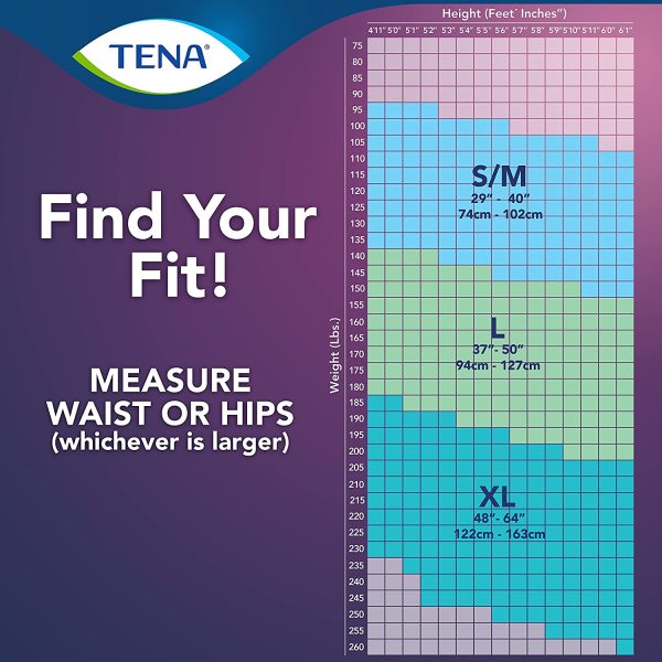 TENA Super Adult Heavy-Absorbent Incontinence Brief, X-large, 60