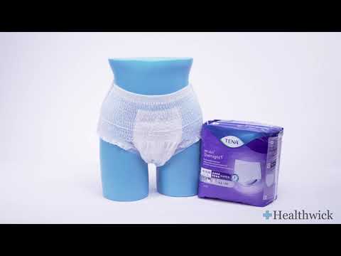 TENA ProSkin Overnight Super Protective Incontinence Underwear, Heavy  Absorbency, Unisex, X-Large, ( 48 Total - 4 Pack)