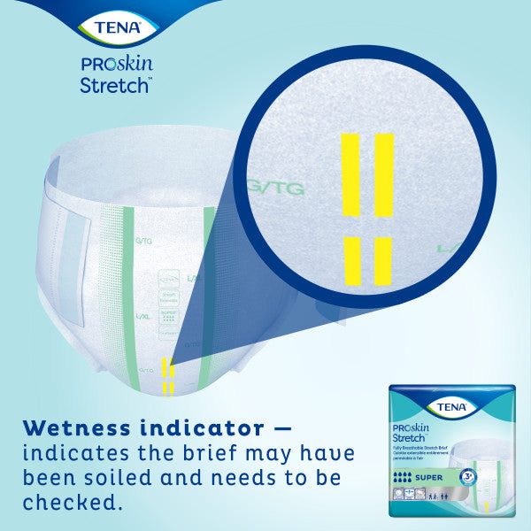 TENA ProSkin Stretch Super Incontinence Briefs, Maximum Absorbency,  Bariatric 3X-Large, Case of 32 – HomeSupply